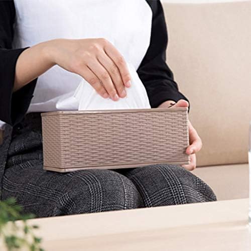 Tissue Box Storage Container | Removable Cover for Easy Refilling - AABA MALL