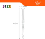 Pack of 48 Plastic Fruit & Cocktail Forks ? Reusable Bistro Tasting Forks for Appetizers, Desserts & Party Snacks - AABA MALL