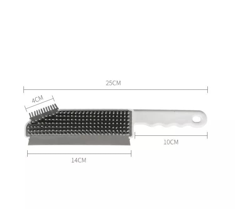 3-in-1 Silicone Gap Cleaning Brush | Multi-Functional Door, Window & Floor Crevice Cleaner - AABA MALL