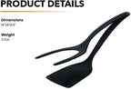 2-in-1 Silicone Fried Egg Spatula ? Non-Stick Egg Turner Clip for Flipping Eggs, Steak, Pancakes & More - AABA MALL