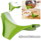 Silicone Pot Pour Funnel Nozzle Slip On Soup Spout Funnel for Pots Pans and Bowls and Jars Kitchen Gadget Tool Anti-Spill - AABA MALL