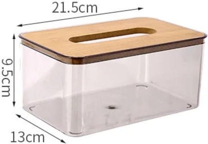 Napkin Tissue Holder Box | Extractable Toilet Paper Dispenser | Table Paper Box for Bathroom, Kitchen & Office Organizer