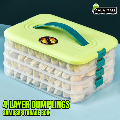 4 layer dumpling and samosa storage box