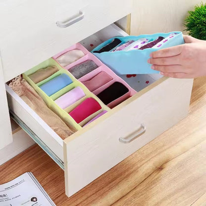 Closet drawer divider with 5 compartments