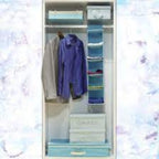 Multi-layer hanging closet organizer shelf, wardrobe cloth storage bag for maximizing vertical space, foldable shoe and sweater organizer