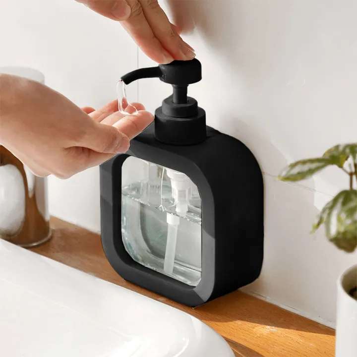 Refillable Soap Pump Dispenser Bottle – Hand Wash, Shampoo, Liquid Gel Dispenser for Bathroom & Kitchen (Random Colors)
