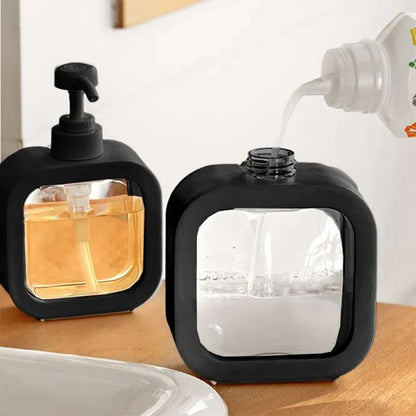 Refillable Soap Pump Dispenser Bottle – Hand Wash, Shampoo, Liquid Gel Dispenser for Bathroom & Kitchen (Random Colors)