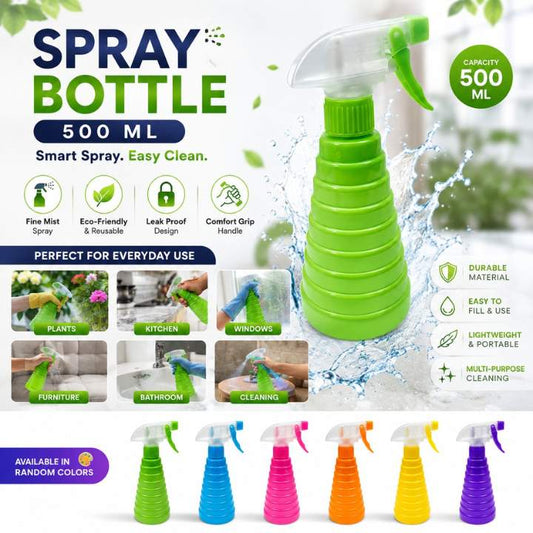 500ML green plant mister spray bottle for indoor plants and flowers