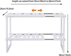 under sink storage, kitchen organizer, adjustable shelf, expandable rack, cabinet organizer, bathroom storage, space saving rack, kitchen storage shelf, multi functional rack
