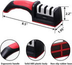 Manual 3-in-1 Knife Sharpener | 3-Stage Sharpening Tool for Repairing, Grinding & Polishing Blades - AABA MALL