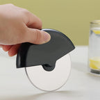 Heavy-Duty Pizza Cutter Wheel ? Sharp Stainless Steel Blade with Non-Slip Handle | Roller Design for Effortless Pizza, Cake, Pie & Bread Slicing | Large Pizza Cutter, Cake Slicer, Kitchen Tool - AABA MALL