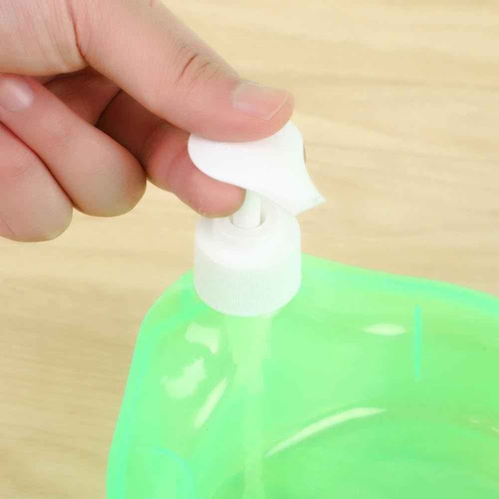 2-in-1 Soap Pump Dispenser with Sponge Holder | Dishwashing Liquid Dispenser with Free Sponge | Compact Sink Organizer for Kitchen & Bathroom Use