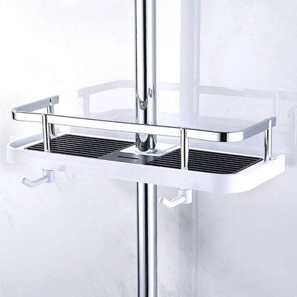 Bathroom Shower Shelf Caddy Shampoo & Conditioner Holder for Shower Rail Rust-Resistant Bathroom Organizer Rack