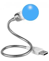 Usb Powered Led Night Bulb - Blue