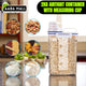 2KG Plastic Airtight Food Storage Container with Measuring Cup DAAL JAR