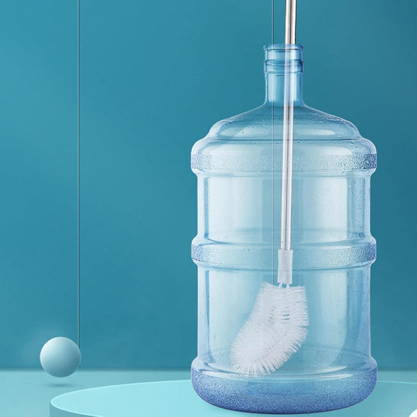 bottle brush, water bottle brush, baby bottle cleaner, long handle brush, stainless steel bottle brush, kitchen cleaning brush, bottle cleaning tool, glassware cleaner