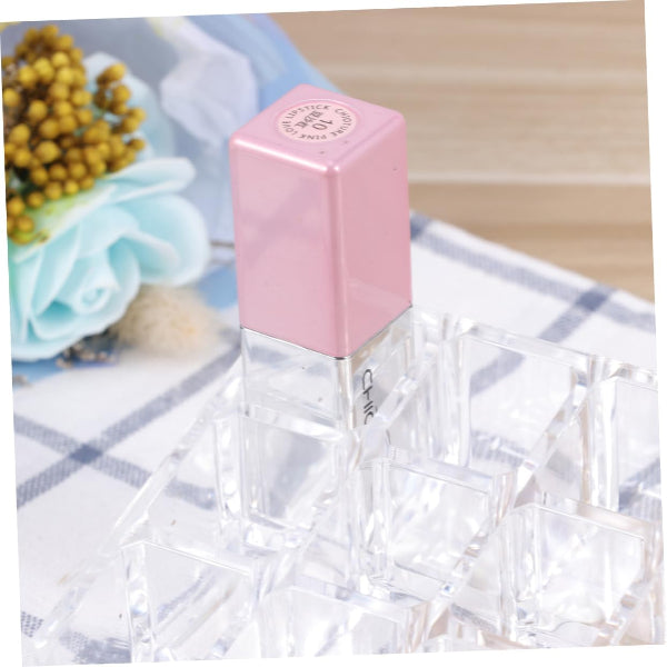 acrylic cosmetic organizer, makeup display stand, cosmetic holder, lipstick stand, acrylic makeup organizer, beauty display rack, professional salon organizer, transparent makeup holder, vanity accessories, cosmetic showcase