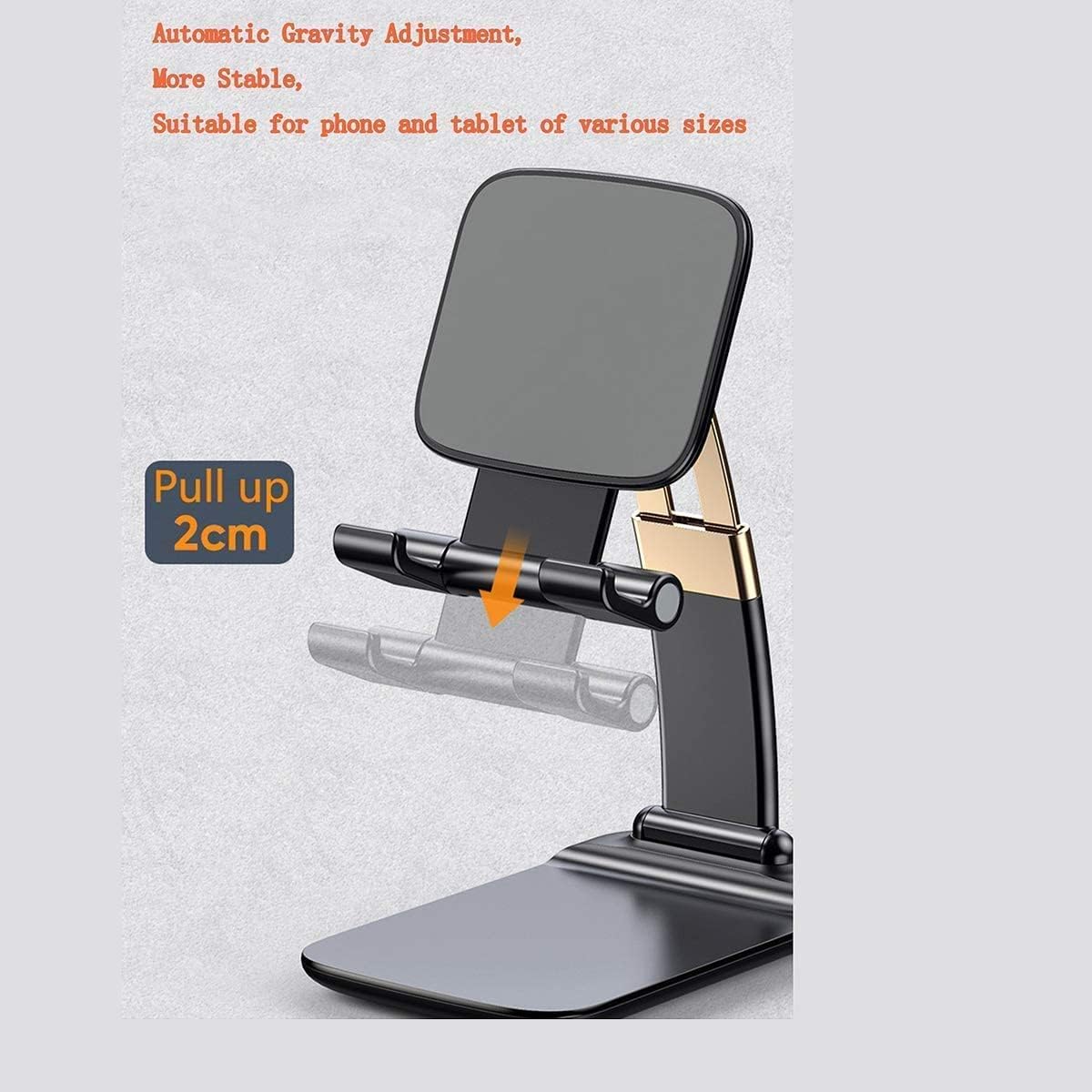 Foldable Desk Holder with Angle & Height Adjustment