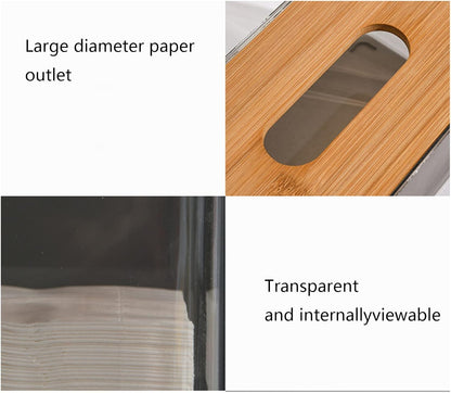 Napkin Tissue Holder Box | Extractable Toilet Paper Dispenser | Table Paper Box for Bathroom, Kitchen & Office Organizer