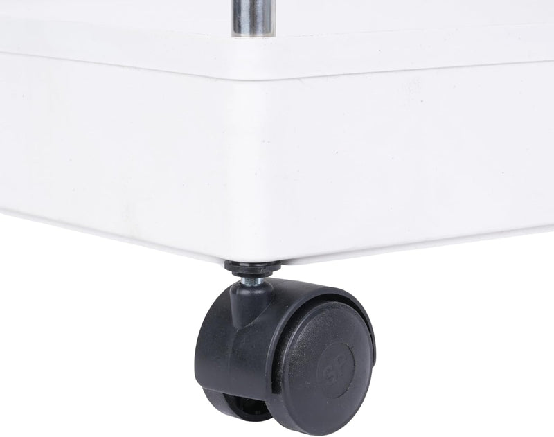 Plastic Kitchen Storage Trolley Rack with Caster Wheels ? 4 Layer | Rolling Utility Cart - AABA MALL