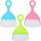 Mini Dustpan and Brush Set | Hand Broom and Dust Pan for Cleaning Table Countertop Keyboard - AABA MALL