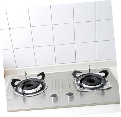 Aluminum Foil Gas Stove Liner & Burner Cover (Round Shape) - Pack of 10 (Copy)