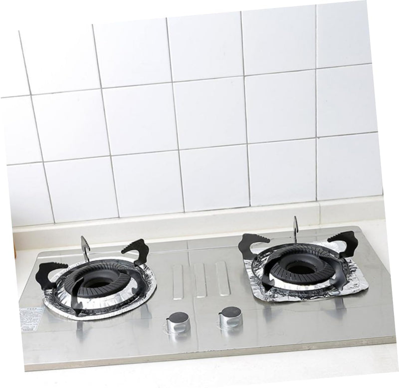 Aluminum Foil Gas Stove Liner & Burner Cover (Round Shape) - Pack of 10 (Copy) - AABA MALL