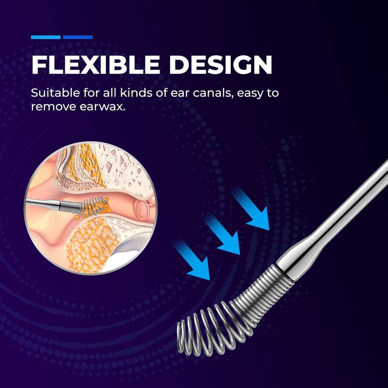 Ear Wax Removal Tool Set 6-in-1 - AABA MALL