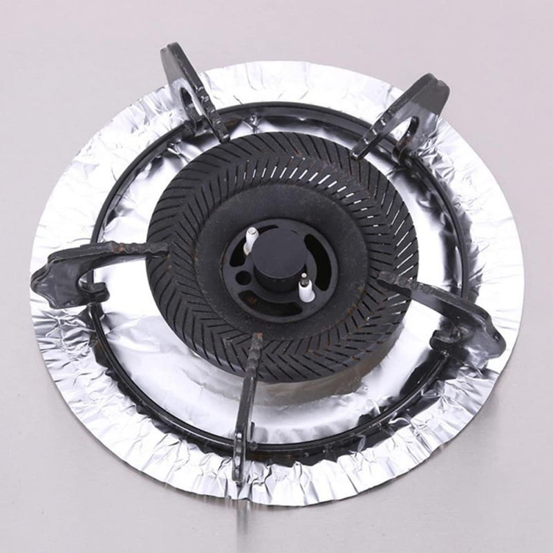 Aluminum Foil Gas Stove Liner & Burner Cover (Round Shape) - Pack of 10 (Copy) - AABA MALL