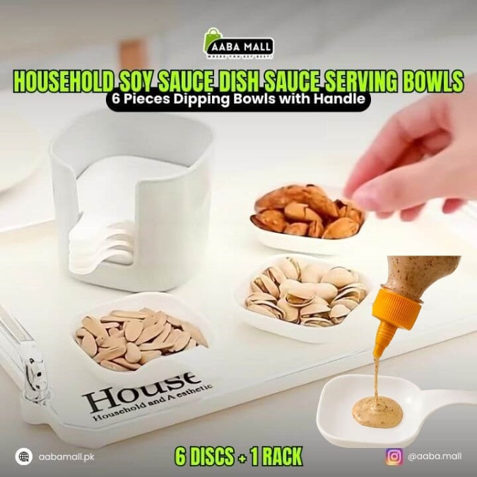 Household Seasoning Dish Set ? Multi?Purpose Sauce & Food Storage Containers (Steak & Condiment Serving Bowls)
