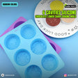 6 Cavities Silicone Chocolate & Mooncake Mould ? DIY Flower Shape Baking Mold
