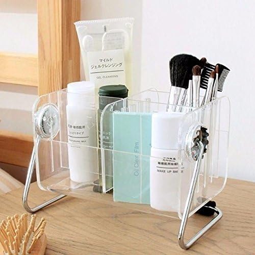 6 grid rotating acrylic remote control organizer