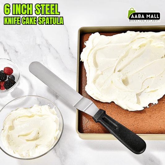 6 inch angled cake spatula stainless steel palette knife
