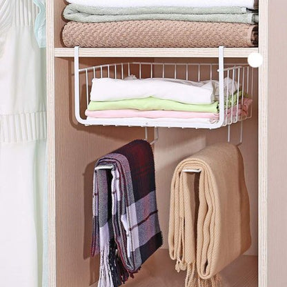 Under Shelf Storage Basket - Rack for Kitchen Pantry
