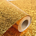 Oil Proof Golden Sticker Sheet (60cm x 200cm) for Kitchen Cabinet, Stove, Wall paper, Counter Top, Water Proof - AABA MALL
