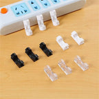 Cable Clips Wire Holder Organizer Drop Cord Management Self-Adhesive 20Pcs/Box - AABA MALL