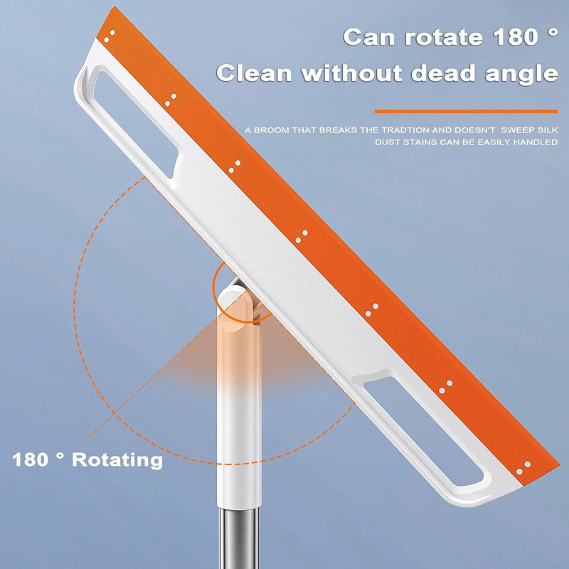 4-in-1 Floor Squeegee Magic Broom ? Multifunction Sweeper, Pet Hair Remover, Glass Wiper & Floor Cleaner - AABA MALL