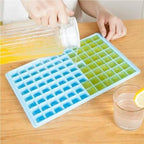 96-Grid Ice Cube Tray ? DIY Ice Cube Maker Mold | PP Plastic Ice Maker for Kitchen, Bar, Party Drinks | Ice Cube Freezer Mold
