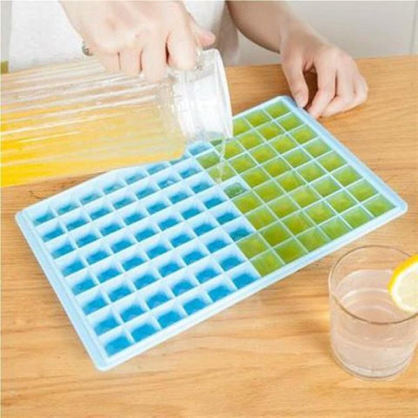 96-Grid Ice Cube Tray ? DIY Ice Cube Maker Mold | PP Plastic Ice Maker for Kitchen, Bar, Party Drinks | Ice Cube Freezer Mold