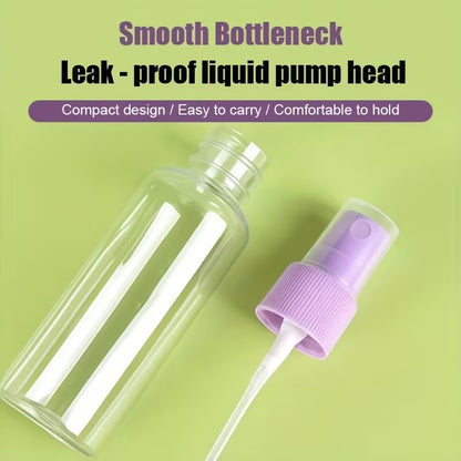 Portable travel 7 pcs cosmetic bottle set