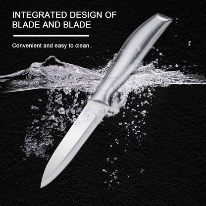 Professional Chef Knife 9-Inch – Stainless Steel Silver Blade Kitchen Cooking Knife for Meat & Vegetable Cutting
