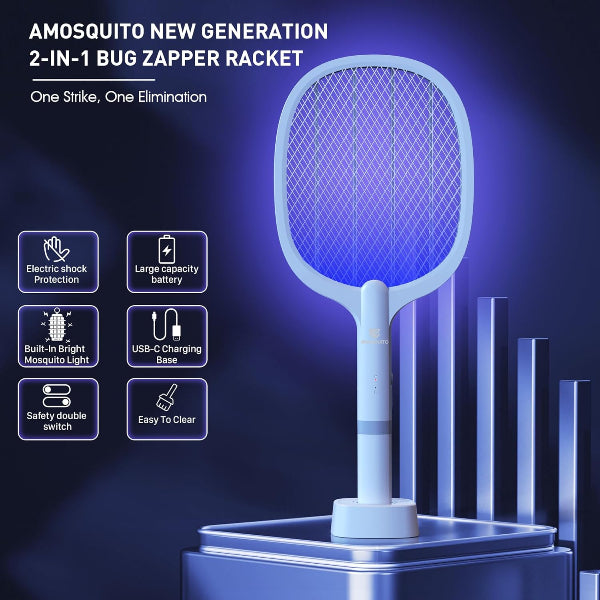 bug zapper racket, electric fly swatter, mosquito killer, rechargeable insect zapper, handheld mosquito racket, electric bug killer, usb mosquito racket, fly killer, insect zapper
