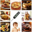 Meat Food Candy Digital Temperature Thermometer With Long Probe Cooking Kitchen BBQ Grill Liquids Milk Yogurt Deep Fry Roast Baking