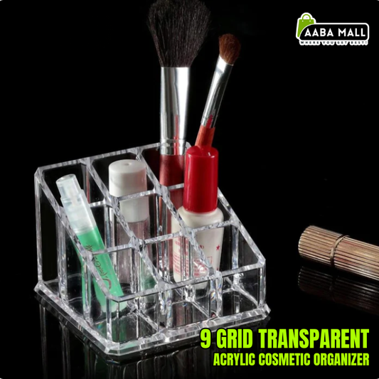 Transparent acrylic makeup organizer for lipsticks and nail polish