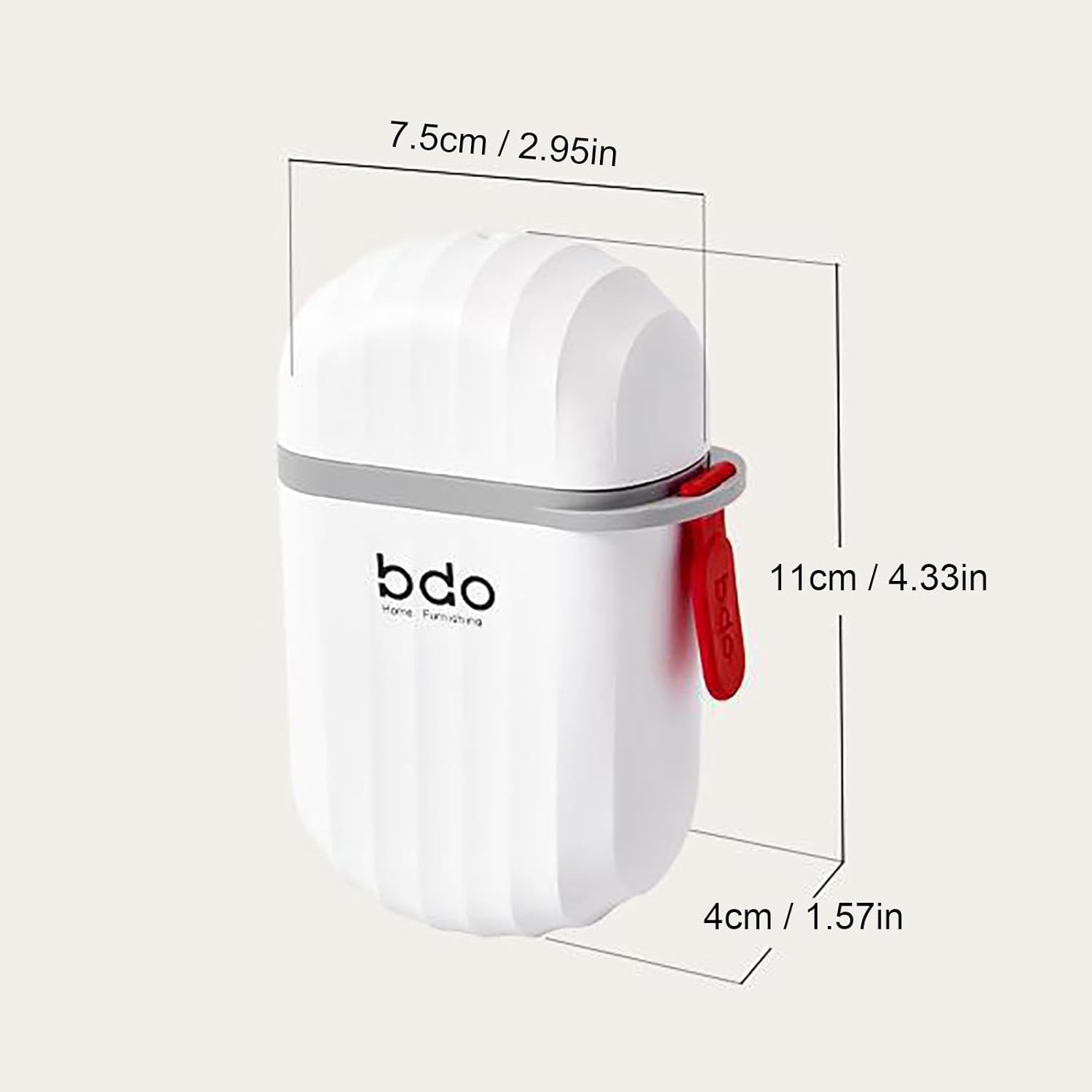 Travel Soap Dish Case Portable | Leak-Proof & Waterproof Small Soap Container with Lid | Ideal for Bathroom, Shower, Gym & Travel - AABA MALL