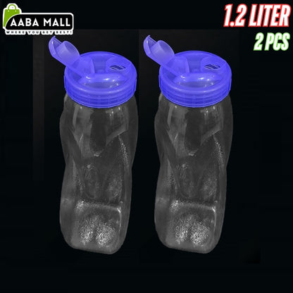 Unbreakable Refrigerator Fridge Water Bottles BPA FREE PET Plastic BOTTLE REUSABLE DRINKWARE PORATABLE Bottles / WATER BOTTLE 1.2 LITER