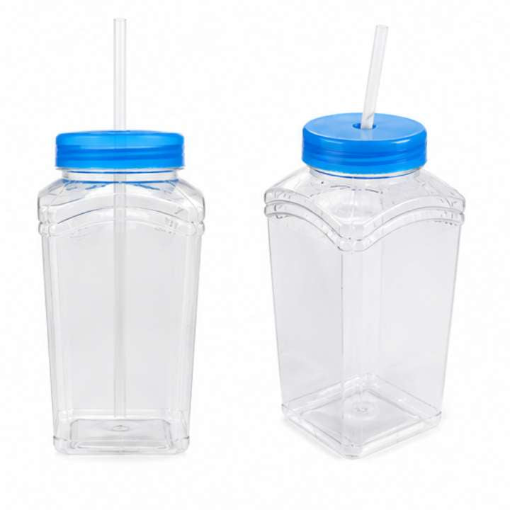 Candy Plastic Juice Jars 400ml & 800ml | Airtight Food Storage | BPA-Free Plastic Containers | Juice, Water, Milk & Beverage Jars