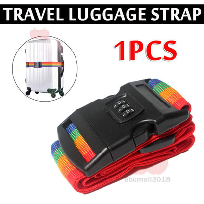 luggage strap, travel strap, suitcase security belt, baggage connector, adjustable travel belt, suitcase organizer strap, anti-slip luggage strap, travel accessories