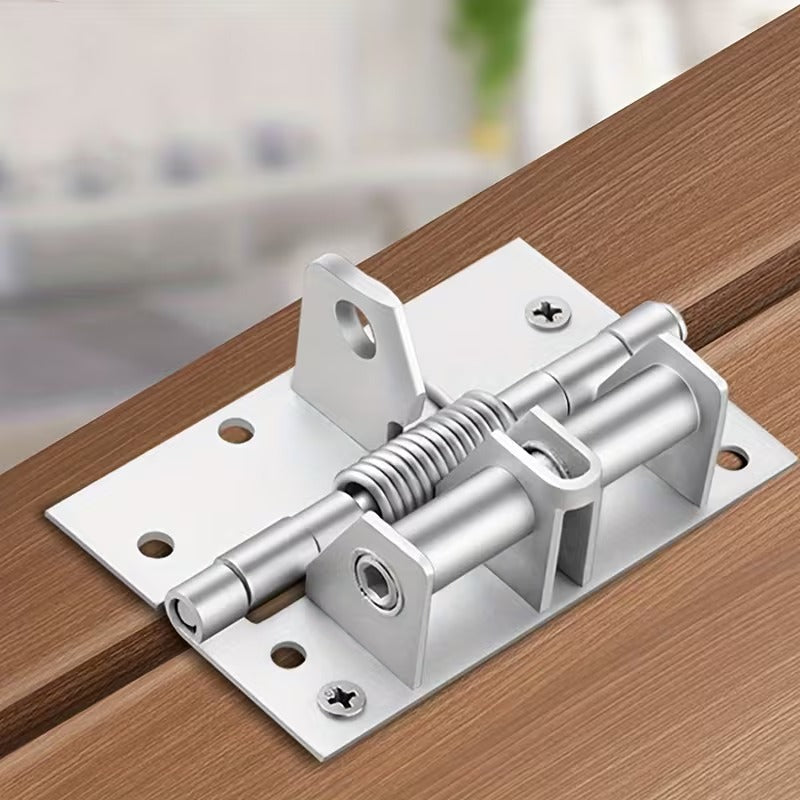 Multifunctional self-closing door hinge spring