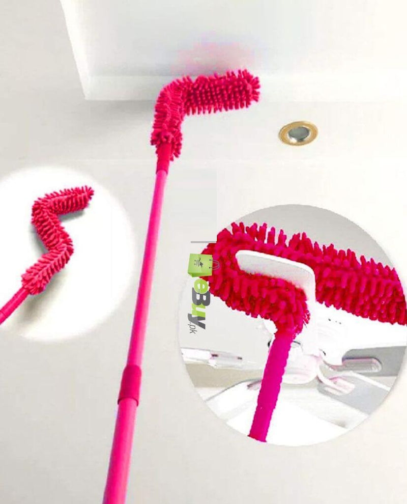 Bendable Flexible Fan Duster House or Car Styling Washing Mop Soft Brush Household Sofa Easy Cleaning Tool Fiber Cloth - AABA MALL